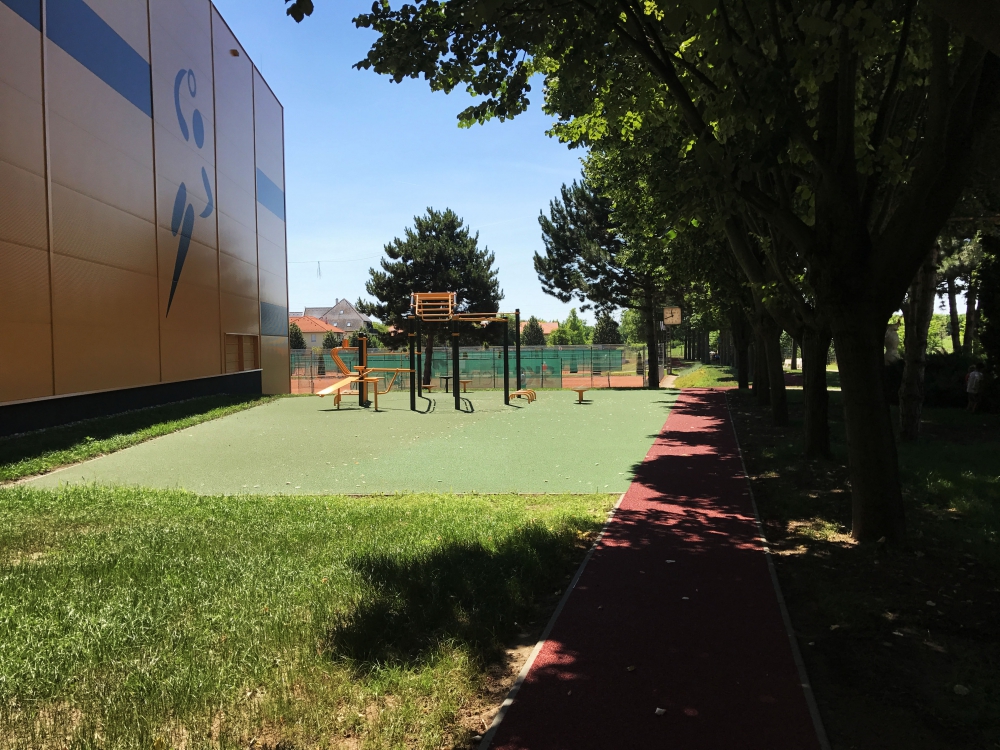 Elkészült a futópálya és a kültéri kondipark