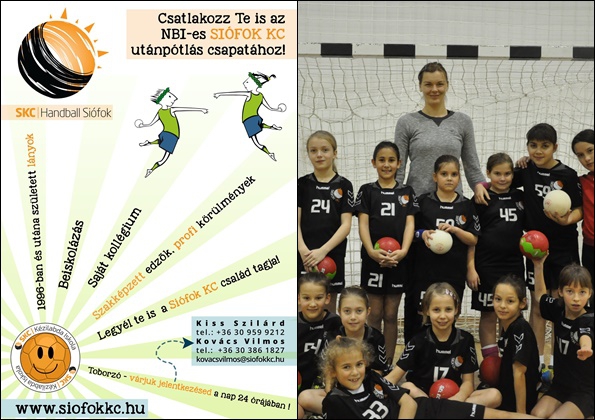 Toborzó – Kézilabdázz a Siófok KC korosztályos csapataiban!
